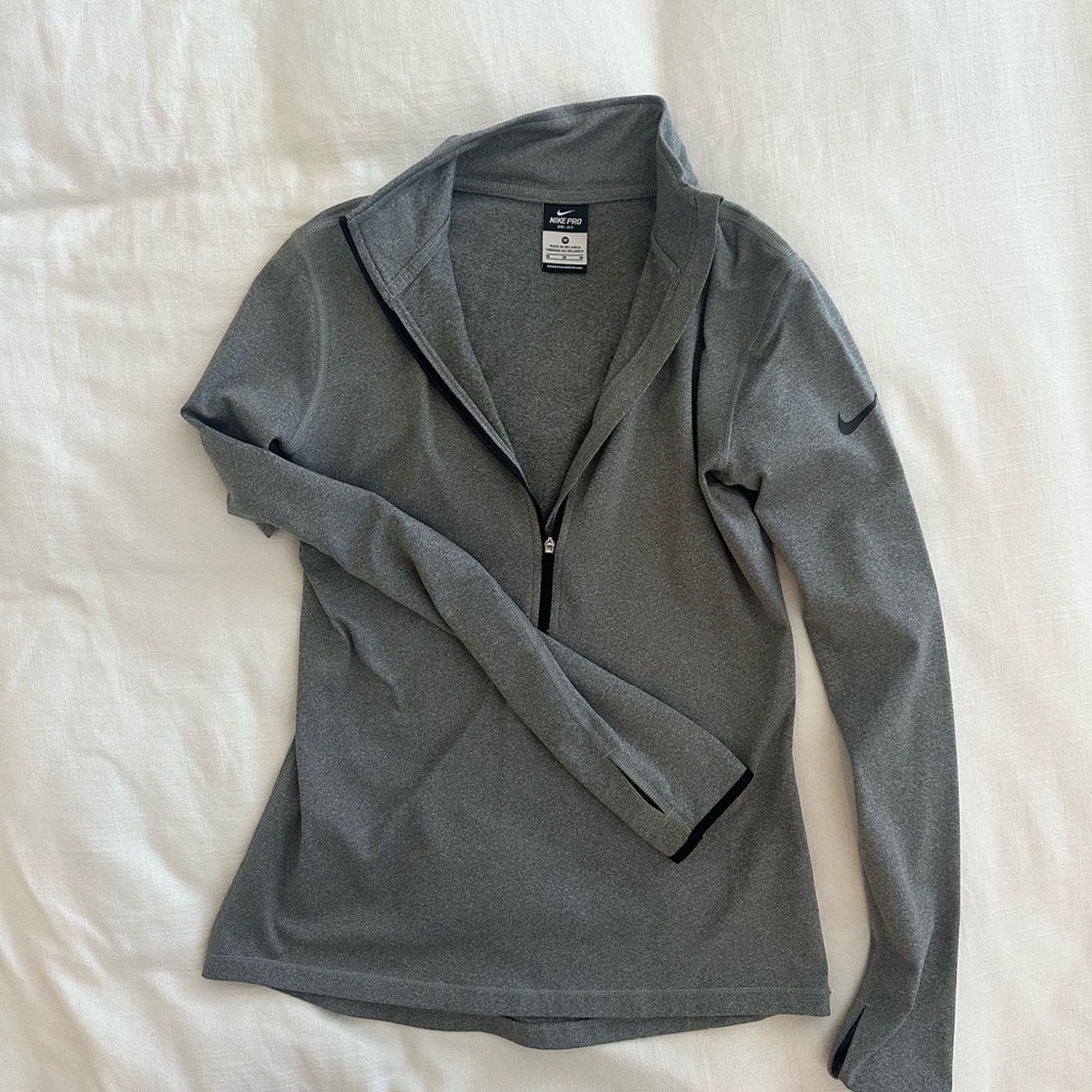 Nike Gray Zip-Up Jacket